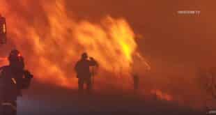 WIND DRIVEN FIRE IN SAN DIEGO COUNTY