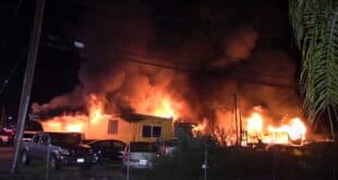 2 ALARM FIRE DESTROYS CALIFORNIA CAR DEALERSHIP